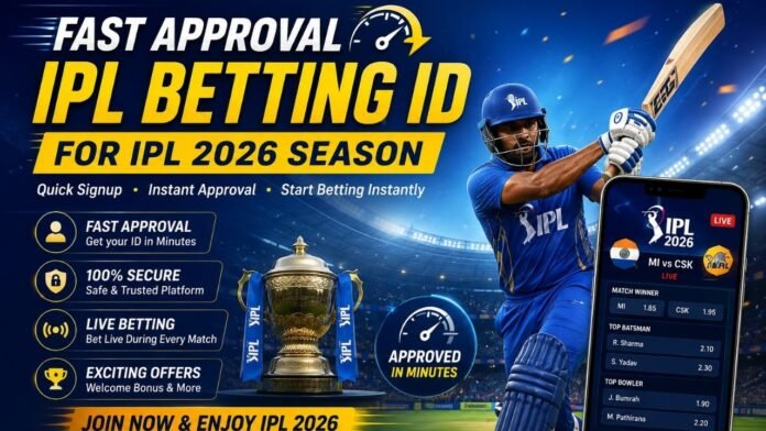 Fast Approval IPL Betting ID for IPL 2026 Season